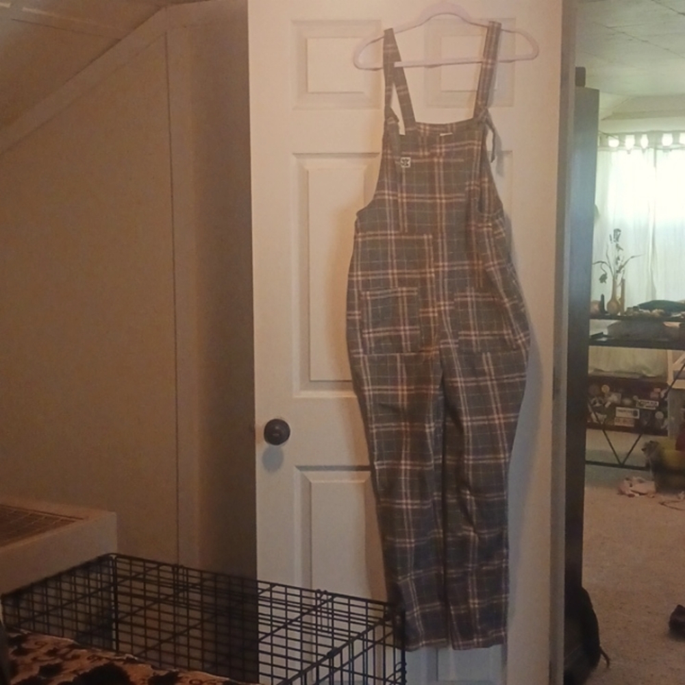 SOLDDDD- DO NOT purchase. Lucy and Yak Angus Woven Dungarees. UK 10 US 6.